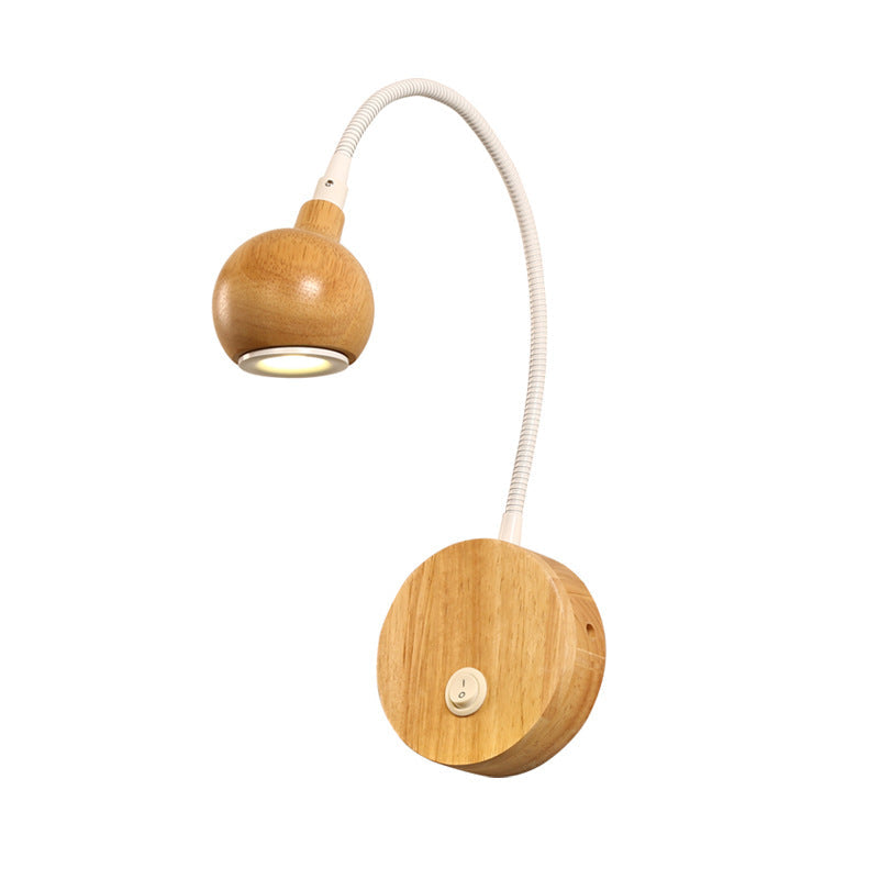Creative Nordic Bedroom Bedside Wall Lamp Simple Modern PearlNestDecor.com