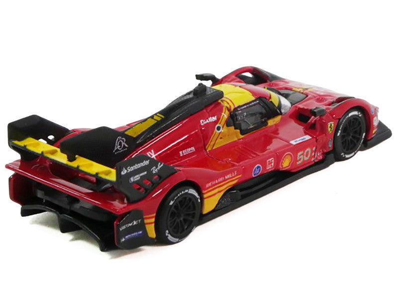 Ferrari 499P #50 Antonio Fuoco - Miguel Molina - Nicklas Nielsen "Ferrari AF Corse" Winner "24 Hours of Le Mans" (2024) 1/64 Diecast Model Car by Polistil LuxuryLifeWay Online Store