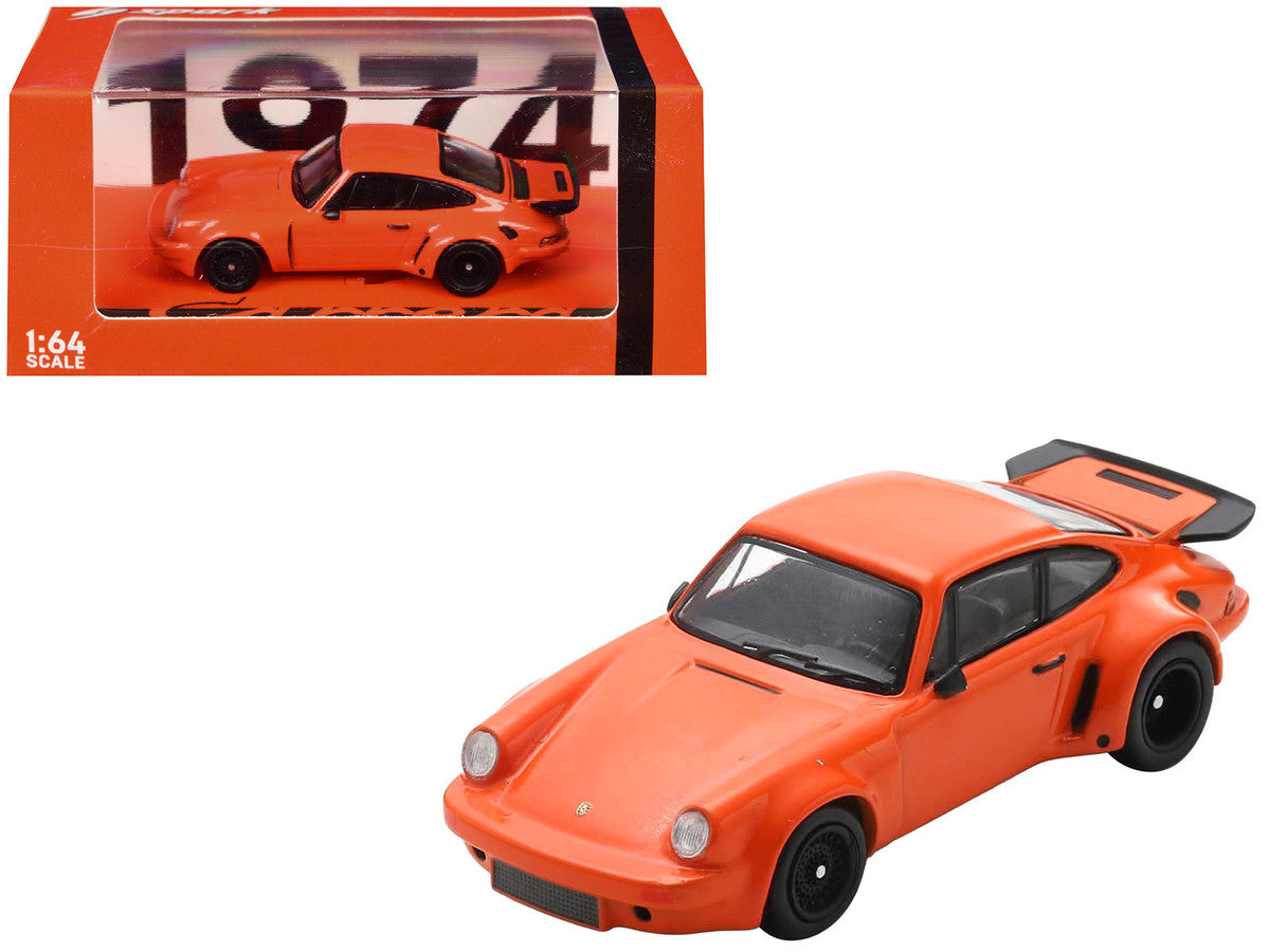1974 Porsche 911 Carrera RSR 3.0 Orange 1/64 Model Car by Spark LuxuryLifeWay Online Store