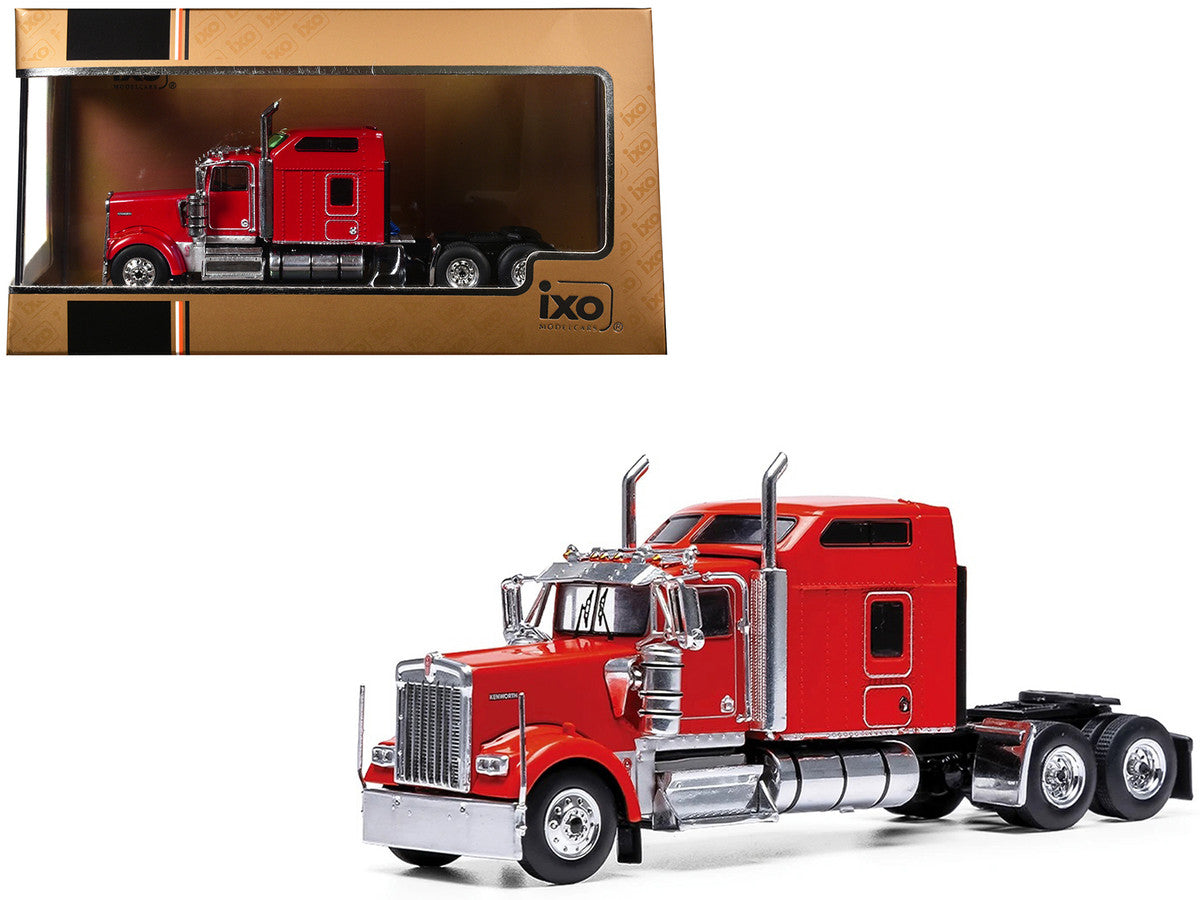 1990 Kenworth W900 Truck Tractor Red 1/64 Diecast Model by IXO Models LuxuryLifeWay Online Store