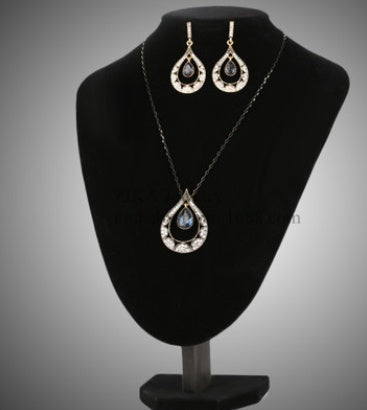 Water Drop Vintage Jewelry Sets LadyShow.Store