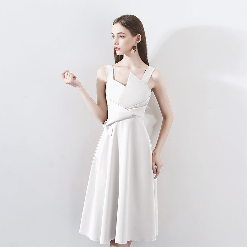 Chic Suspender Evening Dress NorixaFashion.com