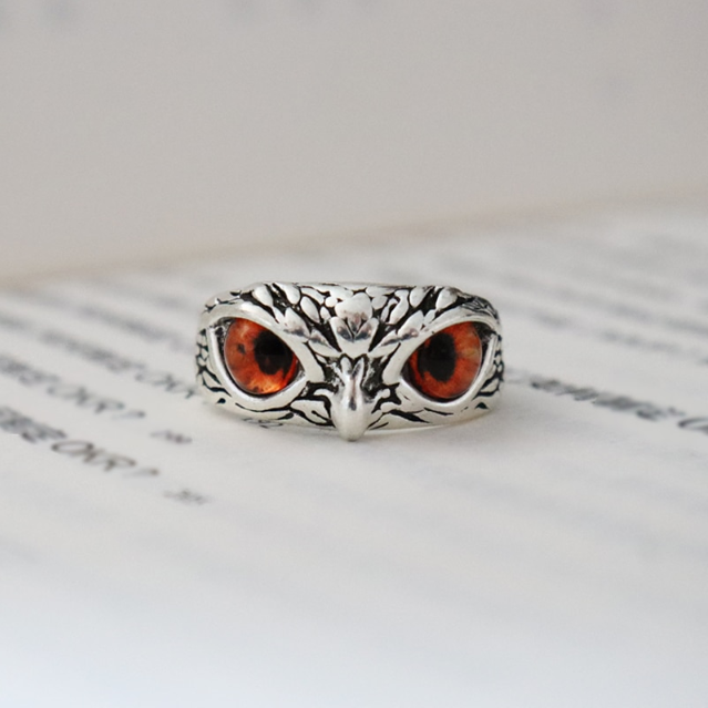 Fashion Resizable Owl Ring Pi-Mart
