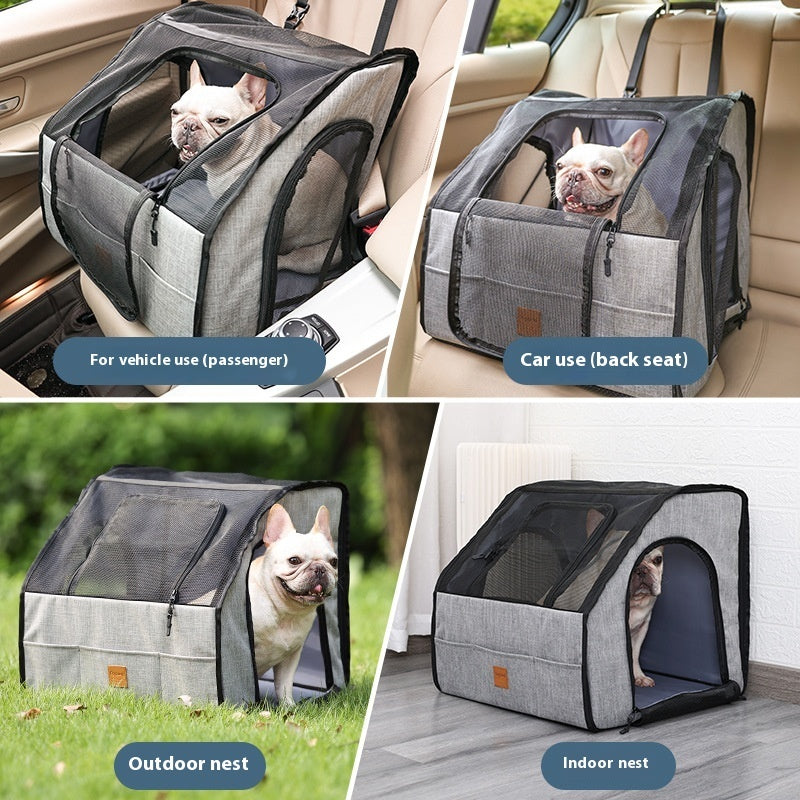 Portable Foldable Car Waterproof And Hard-wearing Pet Cage Waterproof Thickened Dog Mat Car Pet Mat Pets Fashion