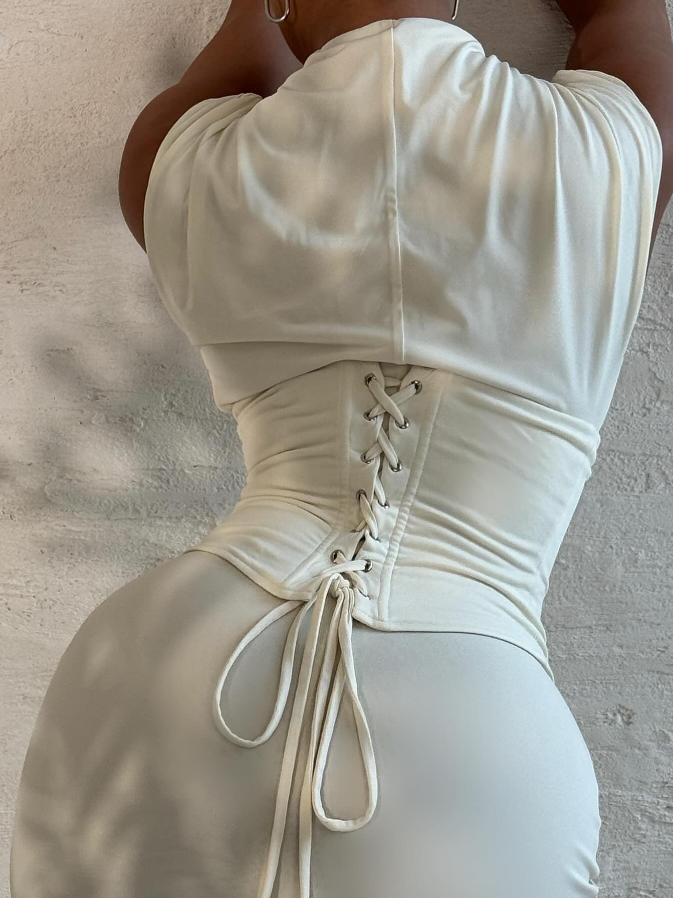 Sleeveless Corset Maxi Dress NorixaFashion.com