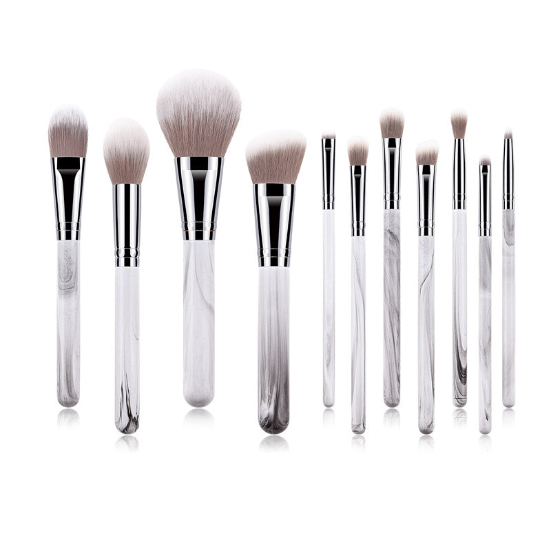 11-Piece Makeup Brush Set with Landscape Powder Brush LadyShow.Store