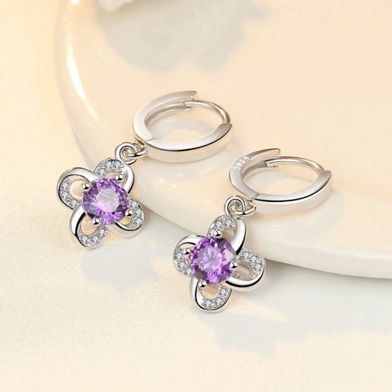 Female S925 Sterling Silver Earrings LadyShow.Store