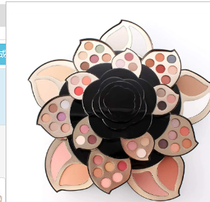 Multifunctional Makeup Full Set with Black Floral Palette LadyShow.Store