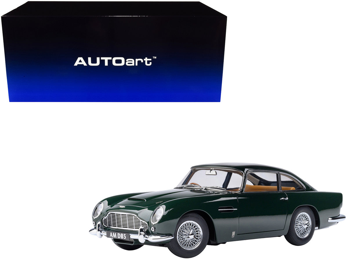 Aston Martin DB5 RHD (Right Hand Drive) British Racing Green 1/18 Model Car by Autoart LuxuryLifeWay Online Store