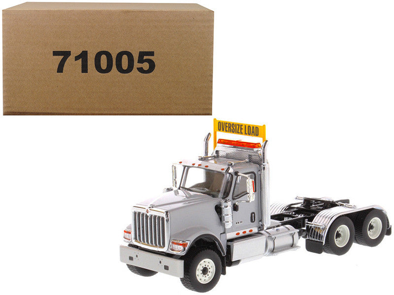 International HX520 Day Cab Tandem Tractor Light Grey 1/50 Diecast Model by Diecast Masters LuxuryLifeWay Online Store
