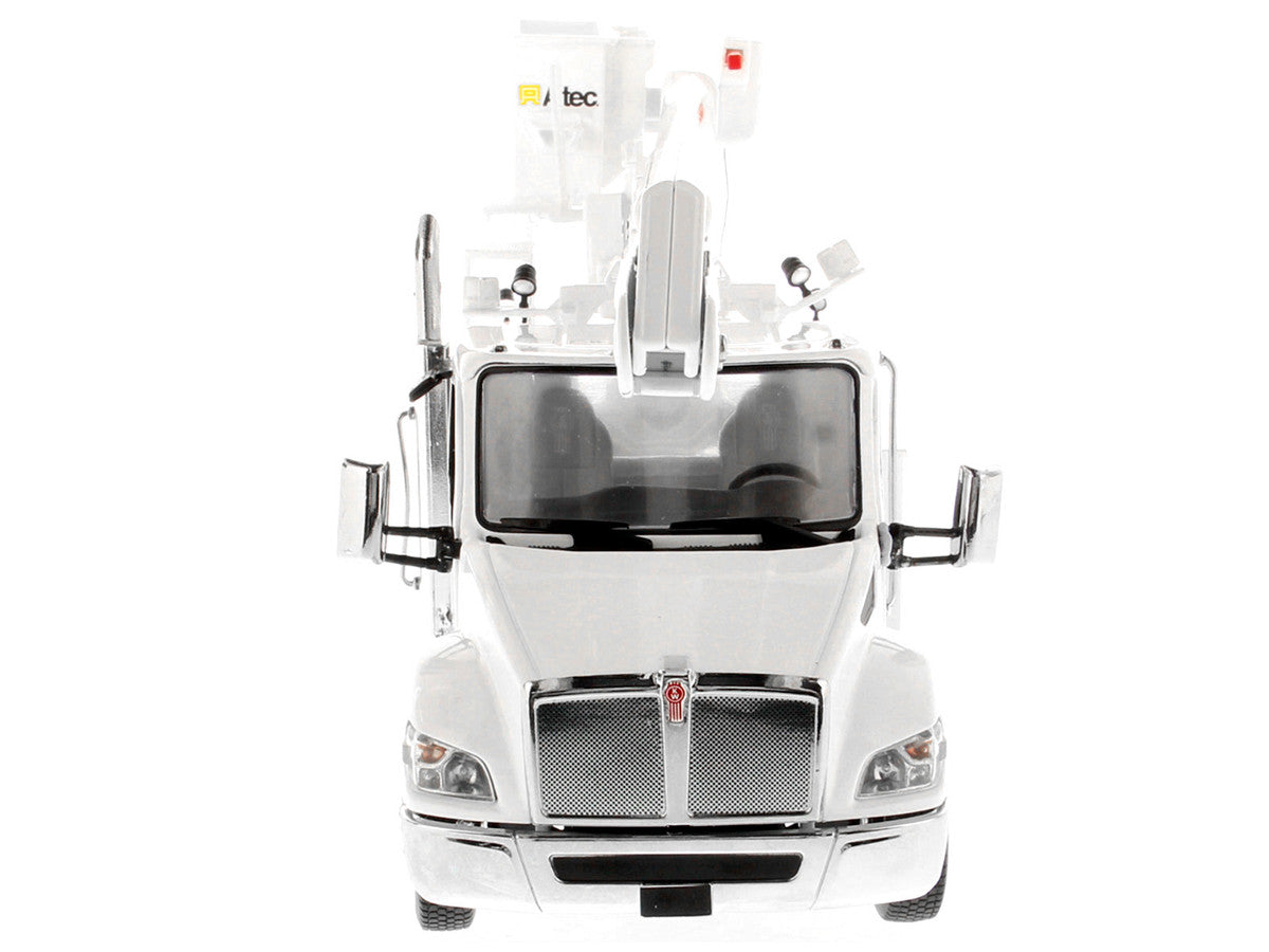 Kenworth T380 with Altec AA55 Aerial Service Truck White "Transport Series" 1/32 Diecast Model by Diecast Masters LuxuryLifeWay Online Store