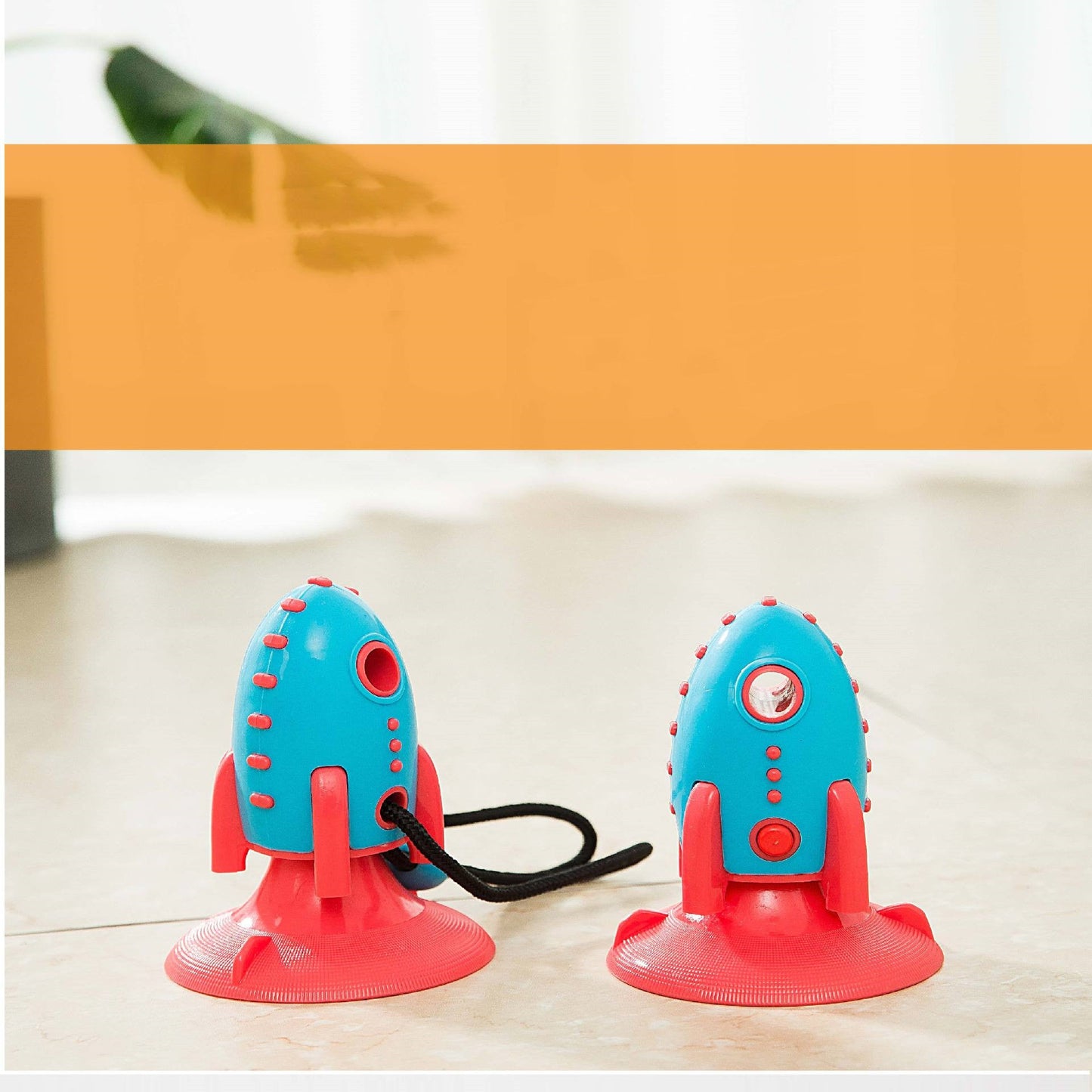 Rocket Dog Toys Leaking Food Dog Bite Toys Bite-resistant Pet Toys Pets Fashion