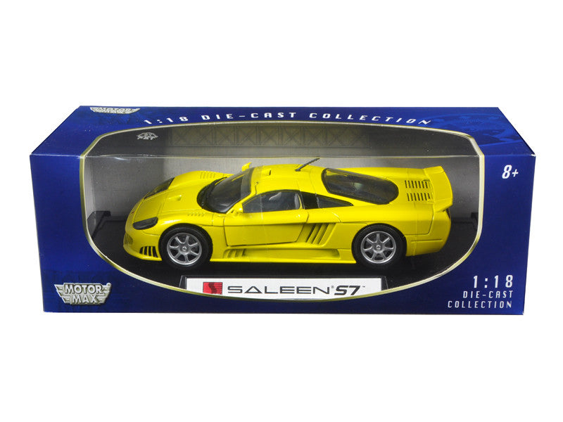 Saleen S7 Yellow 1/18 Diecast Model Car by Motormax LuxuryLifeWay Online Store