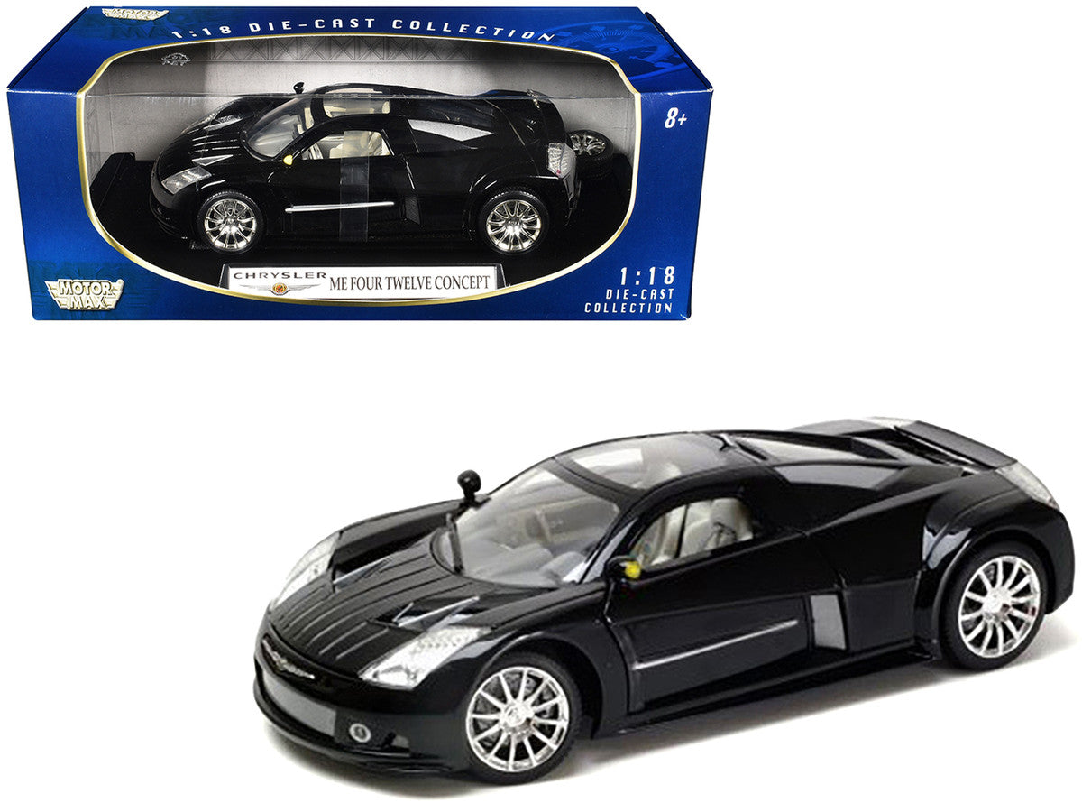 Chrysler Me Four Twelve Black 1/18 Diecast Model Car by Motormax LuxuryLifeWay Online Store