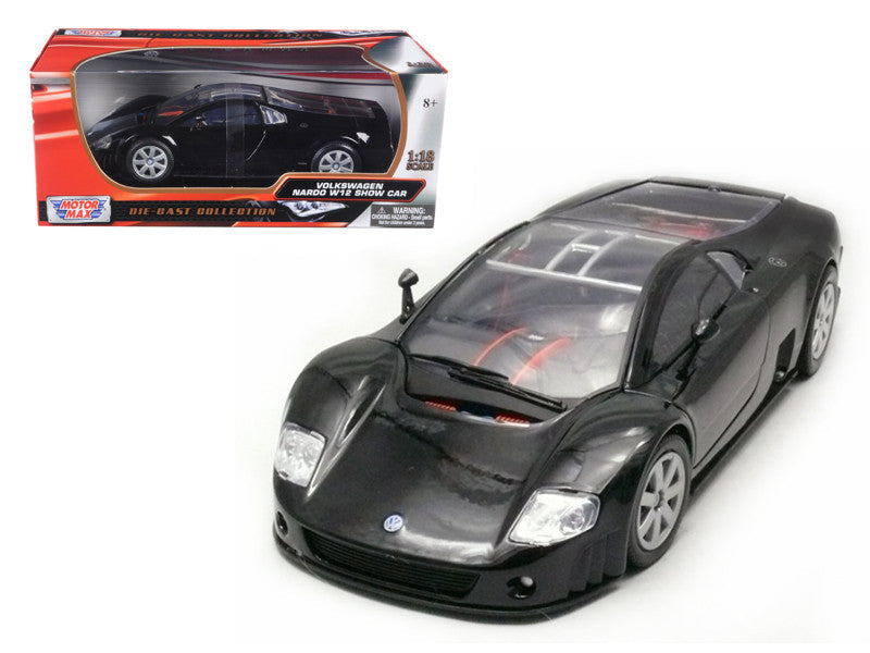 Volkswagen Nardo W12 Show Car Black 1/18 Diecast Model Car by Motormax LuxuryLifeWay Online Store