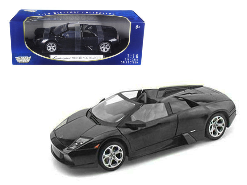 Lamborghini Murcielago Roadster Black 1/18 Diecast Model Car by Motormax LuxuryLifeWay Online Store