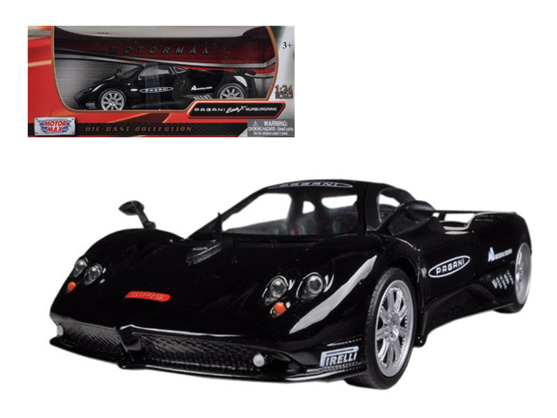 Pagani Zonda F Nurburgring Black 1/24 Diecast Car Model by Motormax LuxuryLifeWay Online Store