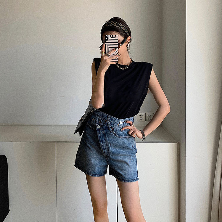 2020 Summer Women's Sleeveless Casual T-Shirt Pi-Mart