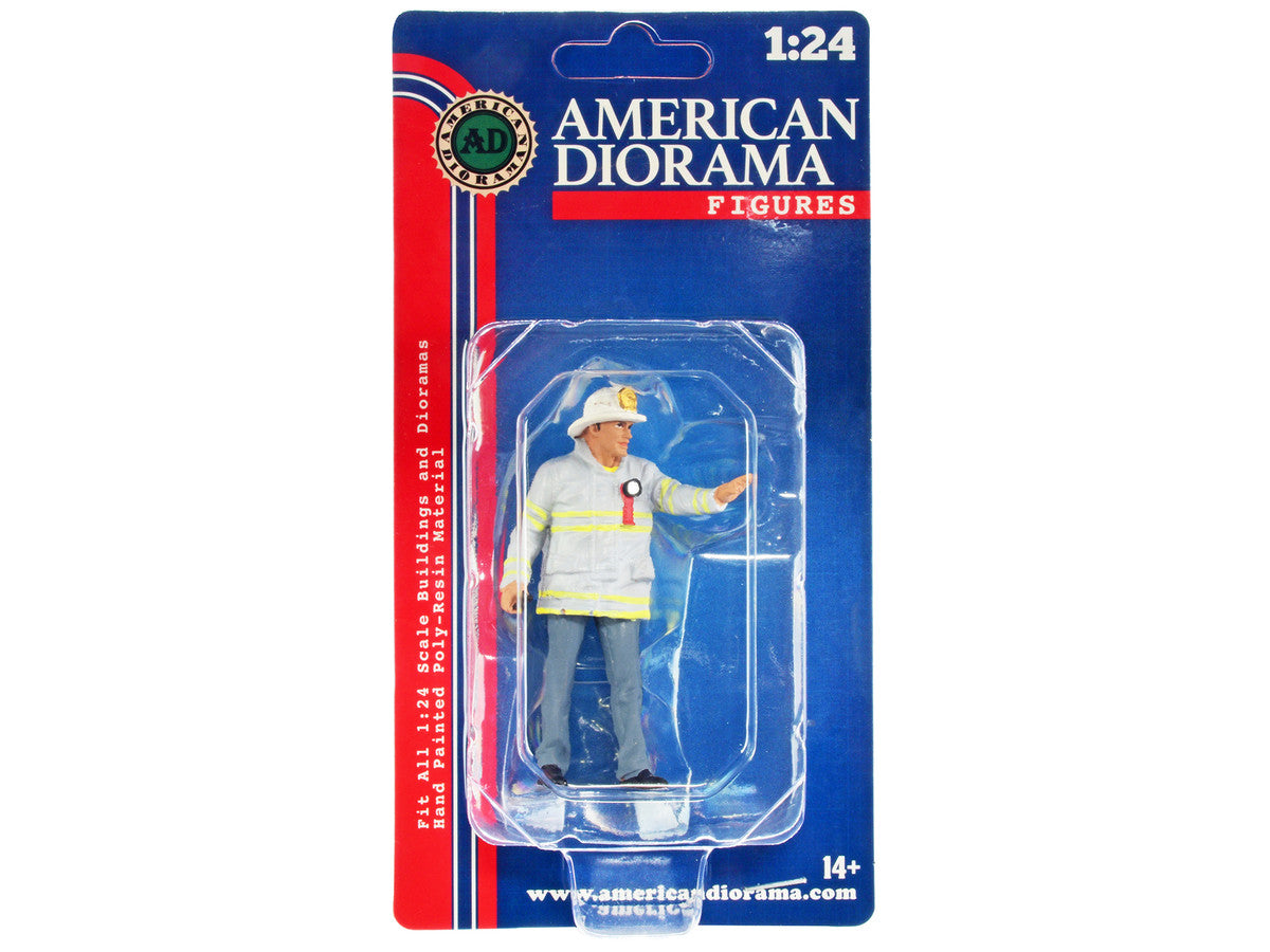 "Firefighters" Fire Captain Figure for 1/24 Scale Models by American Diorama LuxuryLifeWay Online Store