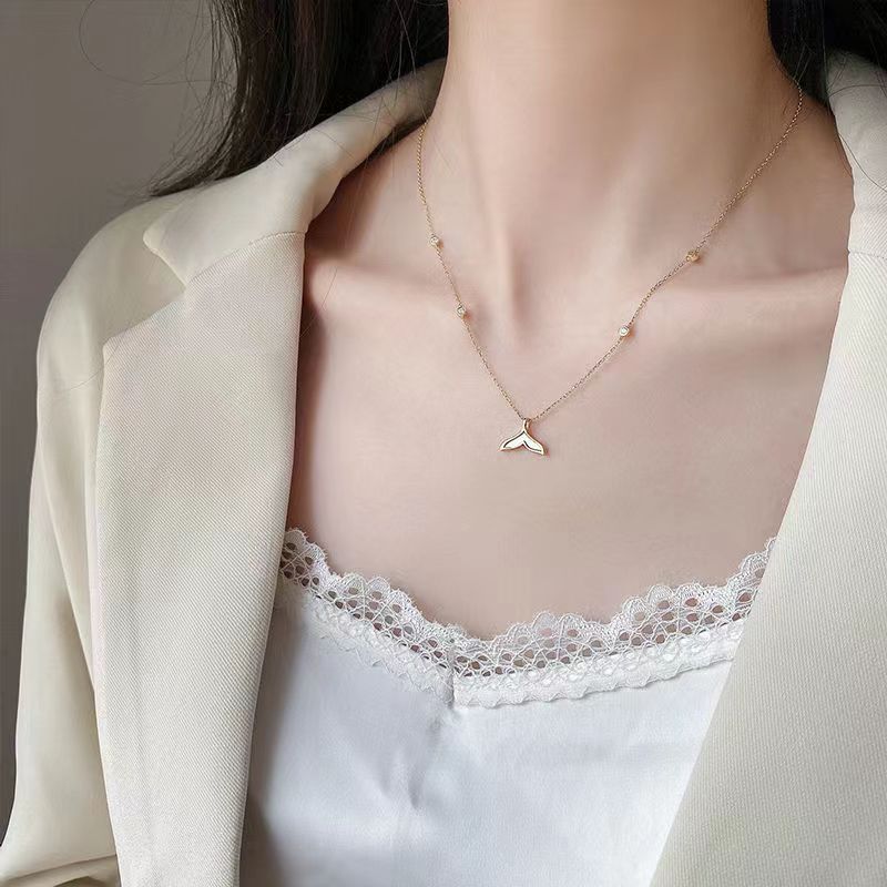 S925 Sterling Silver Mermaid Necklace LadyShow.Store