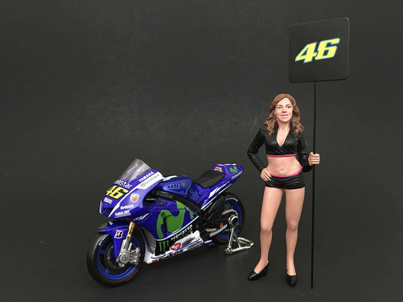 Paddock Girl Figure For 1:18 Scale Models by American Diorama LuxuryLifeWay Online Store