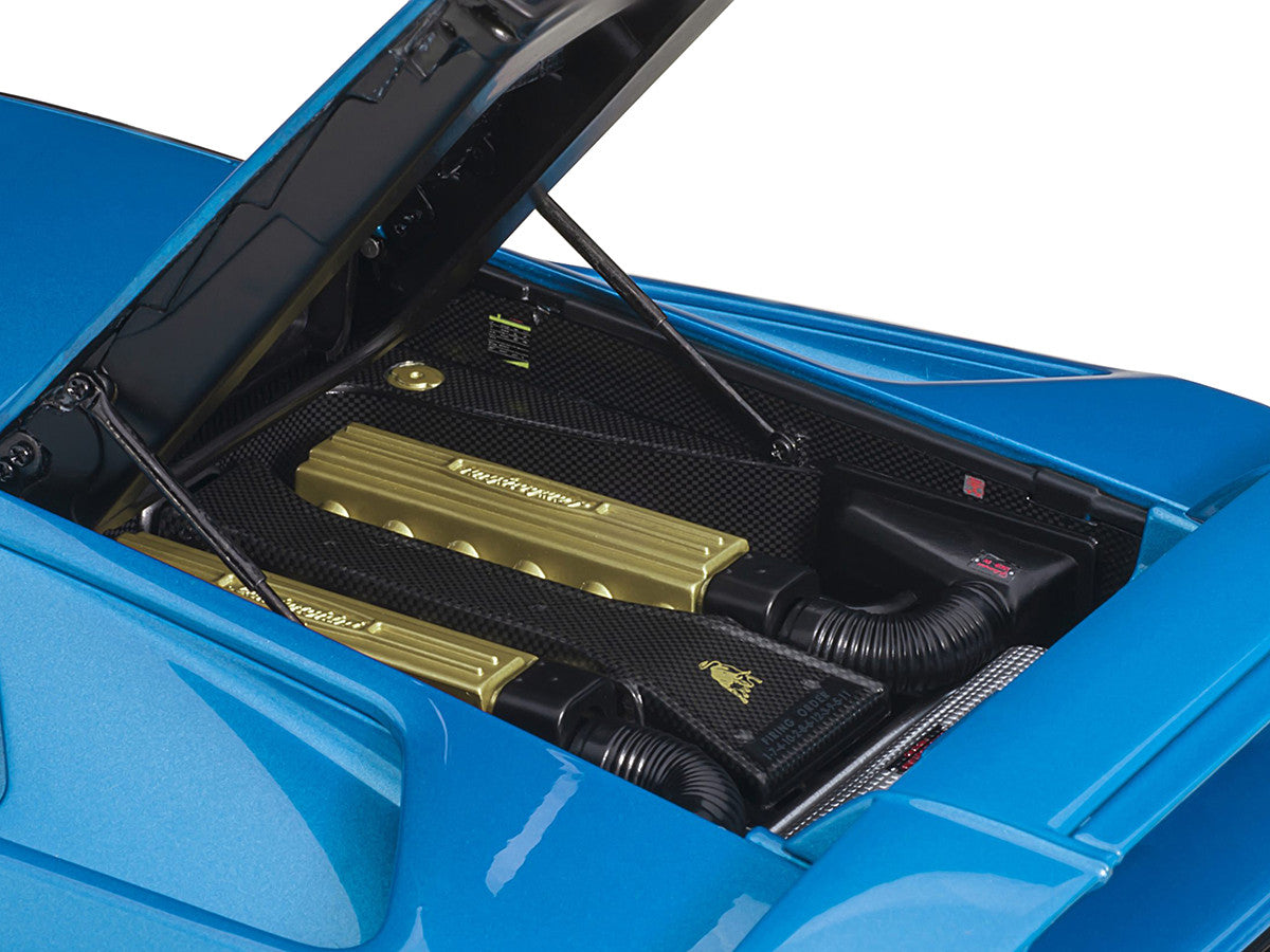 Lamborghini Diablo SE30 Blu Sirena Blue Metallic 1/18 Model Car by Autoart LuxuryLifeWay Online Store