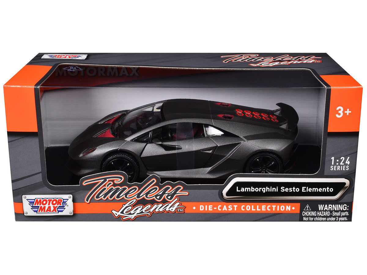 Lamborghini Sesto Elemento Carbon 1/24 Diecast Car Model by Motormax LuxuryLifeWay Online Store
