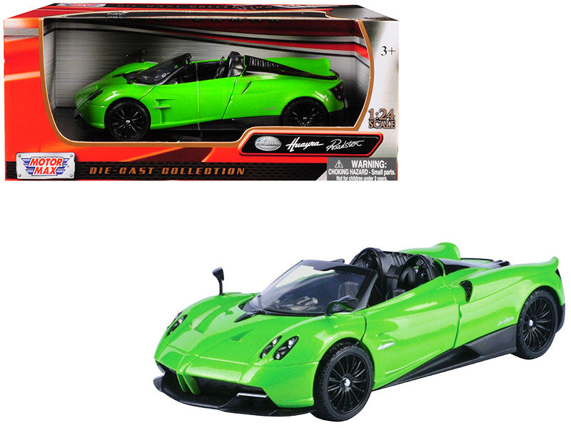 Pagani Huayra Roadster Green 1/24 Diecast Model Car by Motormax LuxuryLifeWay Online Store