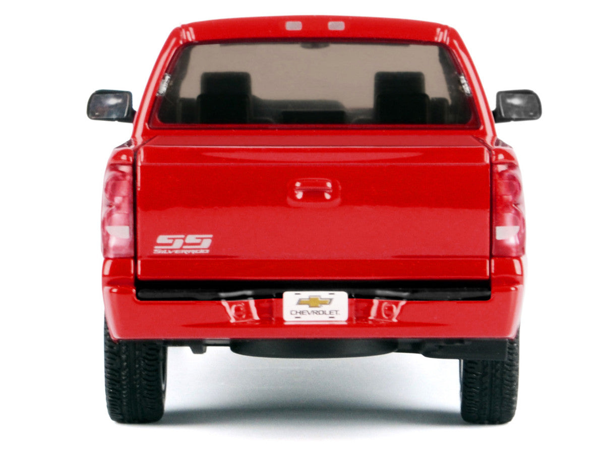 2006 Chevrolet Silverado SS Pickup Truck Red "Timeless Legends" Series 1/25 Diecast Model Car by Motormax LuxuryLifeWay Online Store