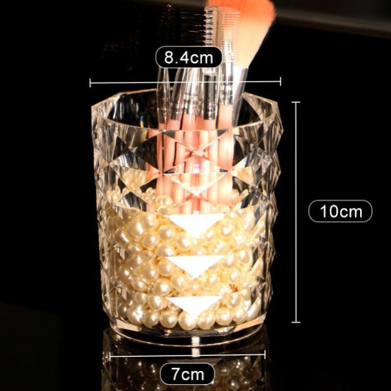 Desktop pen holder makeup brush storage bucket