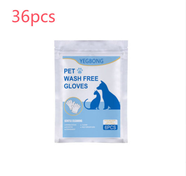 No-bath And Cat-free Non-woven Gloves Pets Fashion
