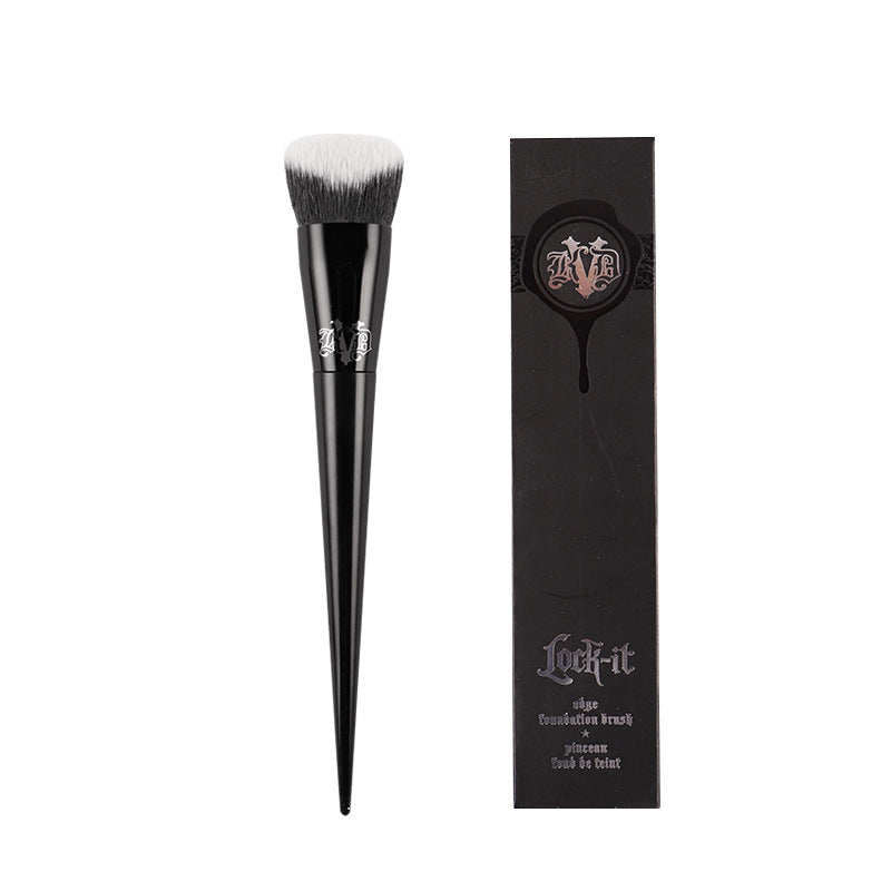Plastic Handle Eye Shadow Foundation Brush Makeup Tool CJD2