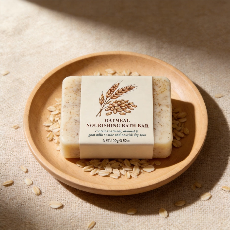 Horizontal Oat Soap Tri Light Beauty
