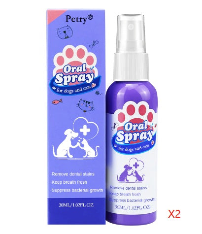 Dental Teeth Cleaning Pet Oral Spray For Cats And Dogs Pets Fashion
