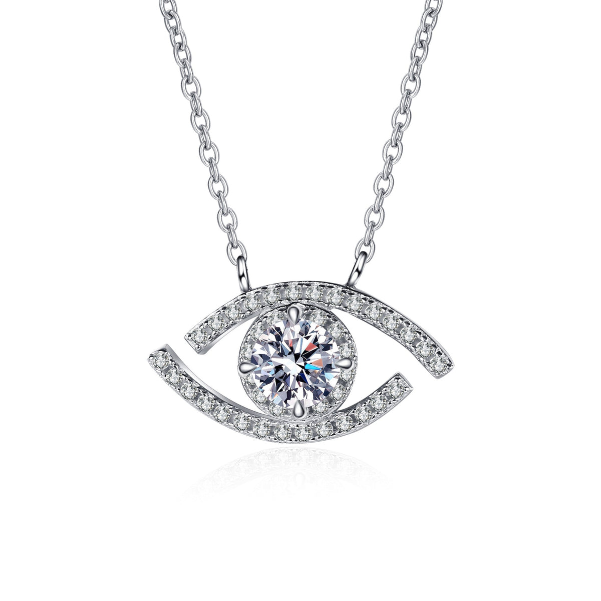 S925 Sterling Silver Moissanite Necklace LadyShow.Store