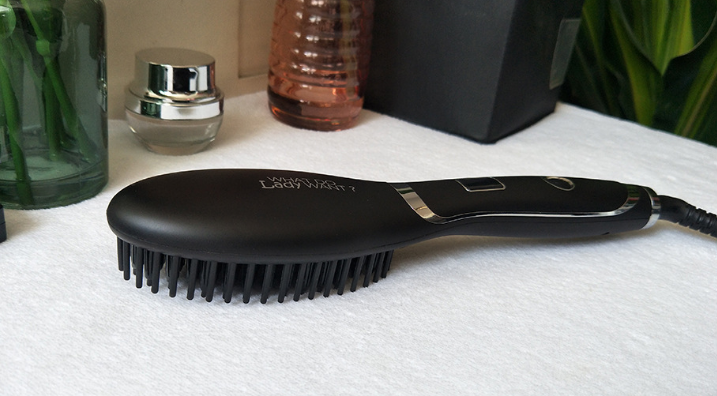 New LED Ionic Electric Hair Straightening Brush LadyShow.Store