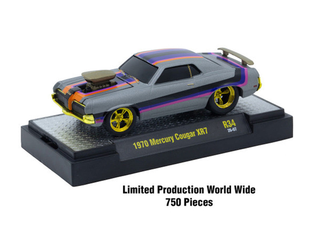 "Ground Pounders" 6 Cars Set Release #34 IN DISPLAY CASES Limited Edition 1/64 Diecast Model Cars by M2 Machines LuxuryLifeWay Online Store