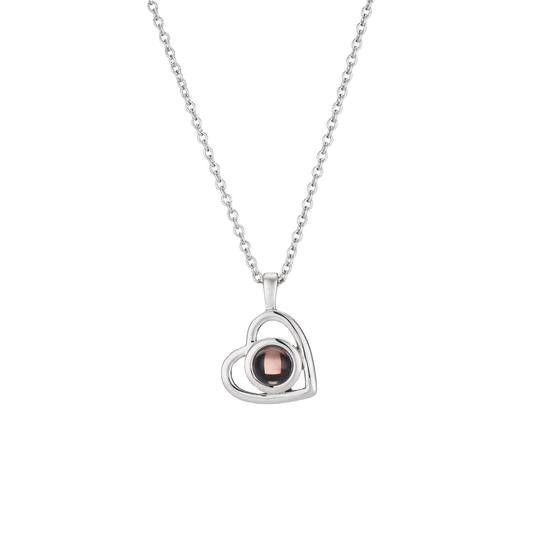 Projection s925 sterling silver necklace LadyShow.Store