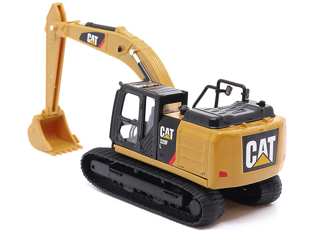 CAT Caterpillar 320F L Hydraulic Excavator Yellow and Black 1/64 Diecast Model by Diecast Masters LuxuryLifeWay Online Store