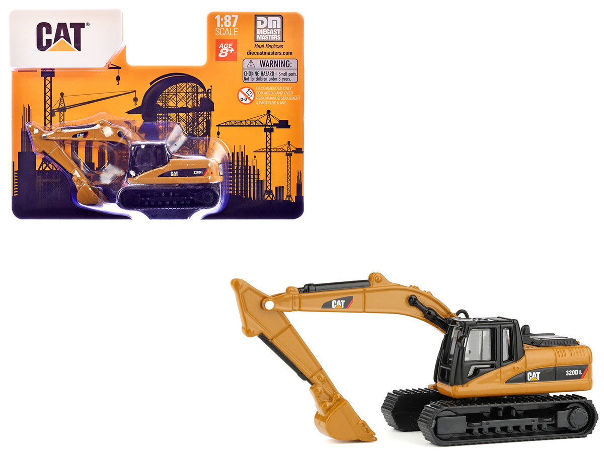 CAT Caterpillar 320D L Hydraulic Excavator Yellow 1/87 (HO) Diecast Model by Diecast Masters LuxuryLifeWay Online Store