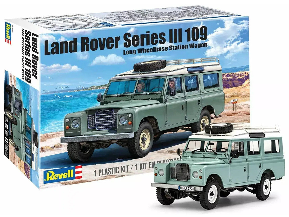 Level 5 Model Kit Land Rover Series III 109 Long Wheelbase Station Wagon 1/24 Scale Model by Revell LuxuryLifeWay Online Store