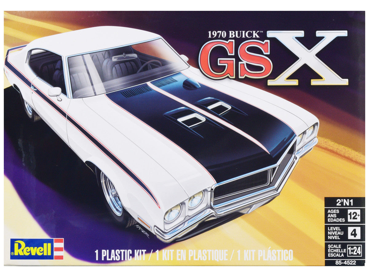 Level 4 Model Kit 1970 Buick GSX 2-in-1 Kit 1/24 Scale Model by Revell LuxuryLifeWay Online Store