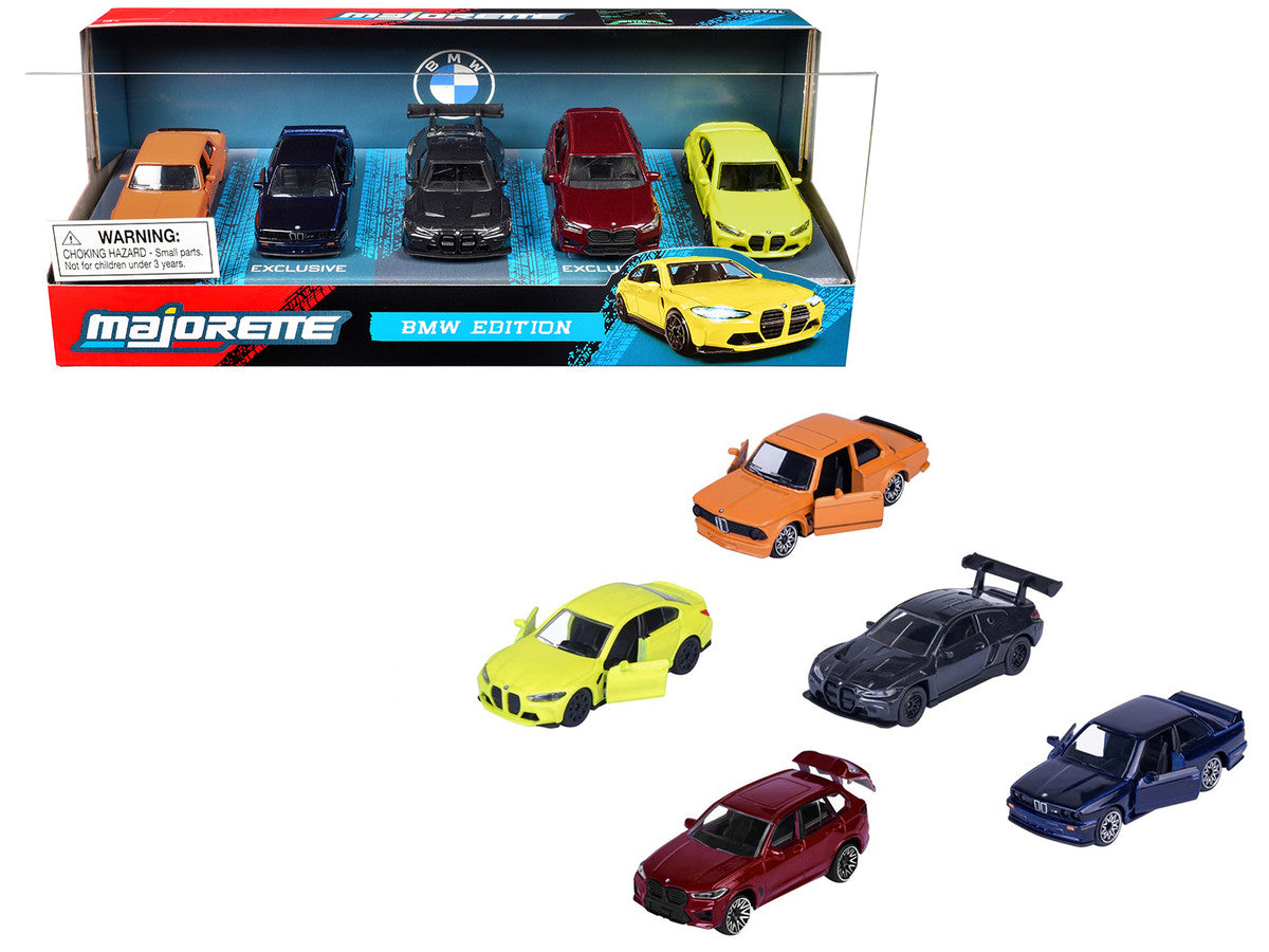 "BMW Edition" 5 Piece Set 1/64 Diecast Model Cars by Majorette LuxuryLifeWay Online Store