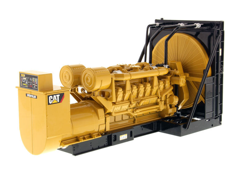 CAT Caterpillar 3516B Engine Generator 3 piece Set "Core Classic" Series 1/25 Diecast Model by Diecast Masters LuxuryLifeWay Online Store