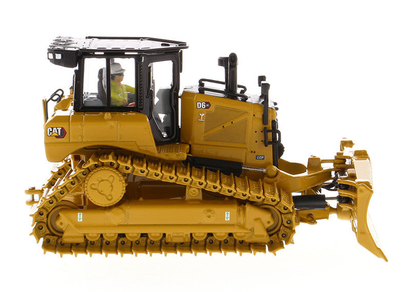 CAT Caterpillar D6 XE LGP Track Type Tractor Dozer with VPAT Blade and Operator "High Line" Series 1/50 Diecast Model by Diecast Masters LuxuryLifeWay Online Store