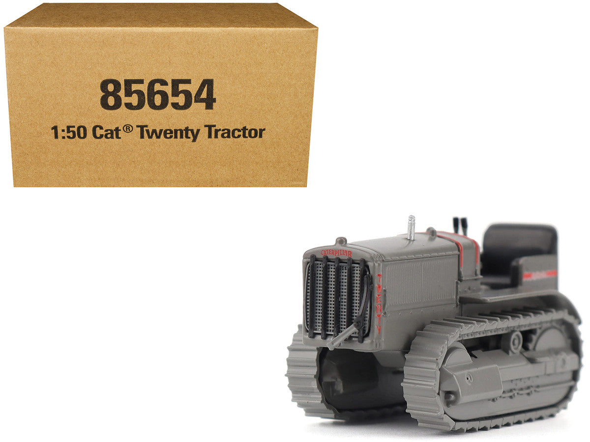 CAT Caterpillar Twenty Tractor Gray "Centennial Series" 1/50 Diecast Model by Diecast Masters LuxuryLifeWay Online Store