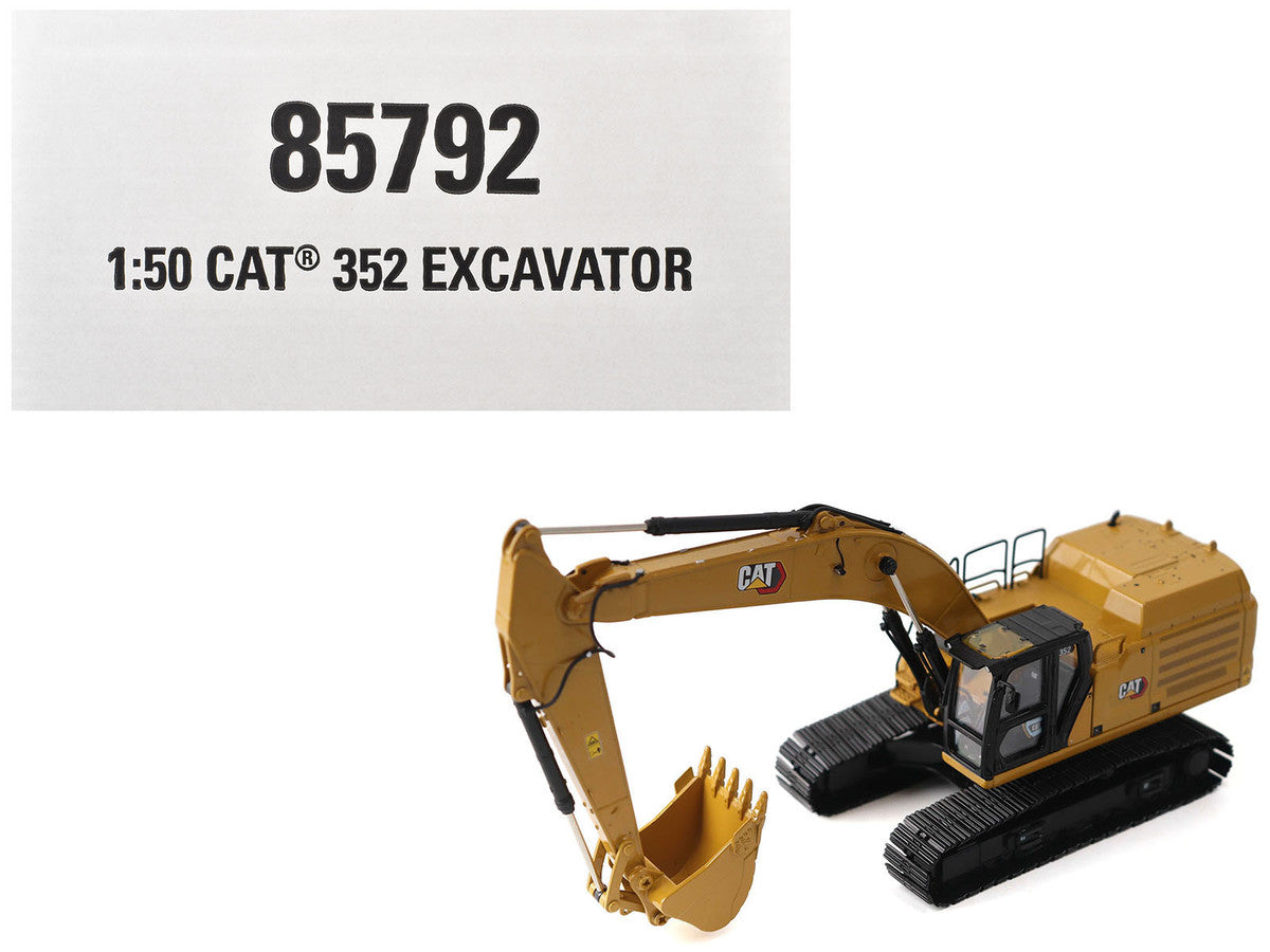 CAT Caterpillar 352 Next Generation Excavator Yellow "High Line" Series 1/50 Diecast Model by Diecast Masters LuxuryLifeWay Online Store