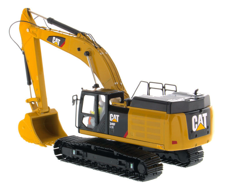 CAT Caterpillar 349F L XE Hydraulic Excavator with Operator "High Line" Series 1/50 Diecast Model by Diecast Masters LuxuryLifeWay Online Store