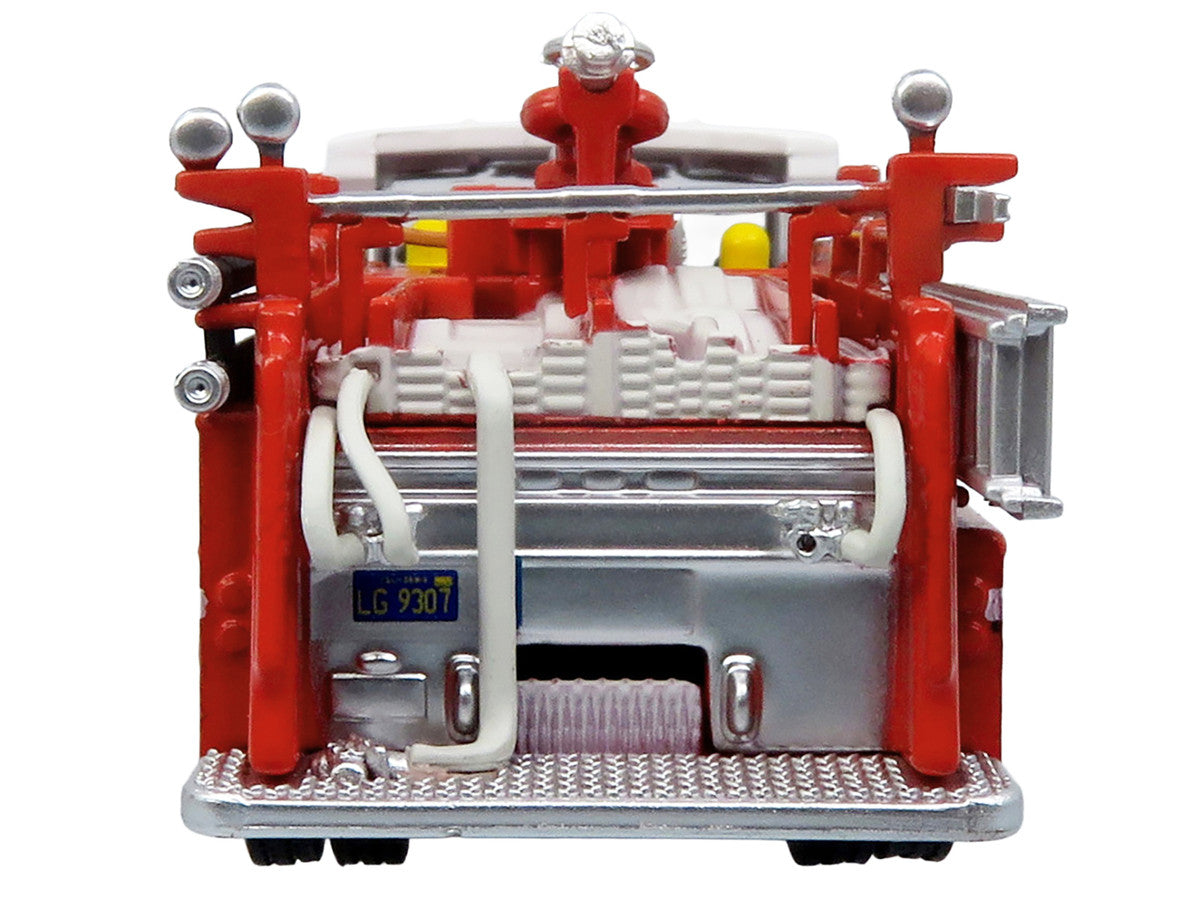 1974 Ward LaFrance Fire Engine "San Francisco Fire Department – Engine 31" Red with White Top "5 Alarm" Series Limited Edition 1/87 (HO) Diecast Model by Iconic Replicas LuxuryLifeWay Online Store