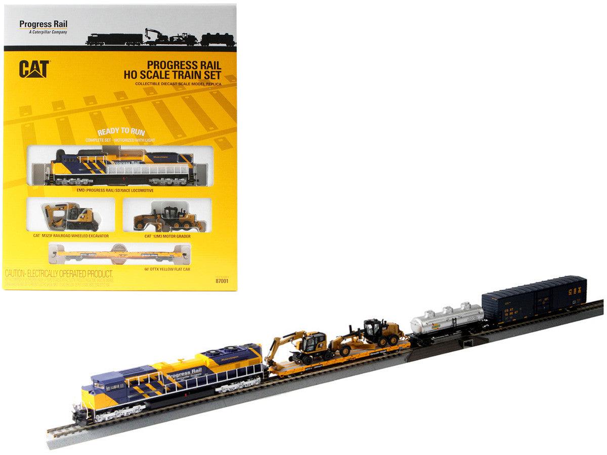 Progress Rail 100th Anniversary Train Set 1/87 (HO) Diecast Models by Diecast Masters LuxuryLifeWay Online Store